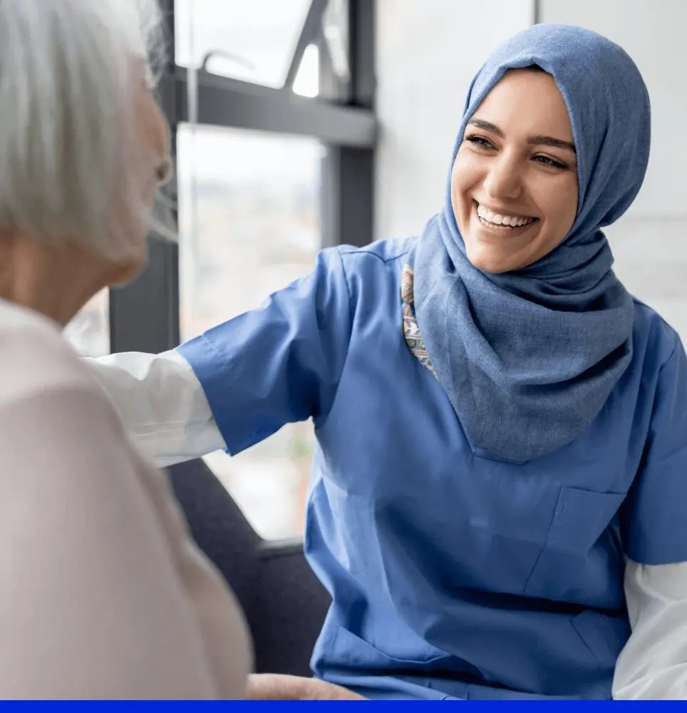 Doctor speaking with Patient